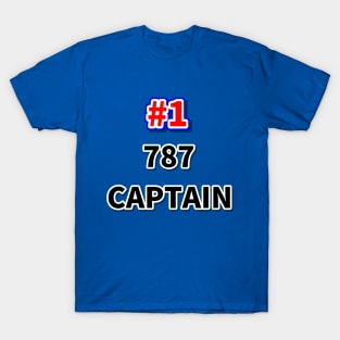 Number one 787 captain T-Shirt